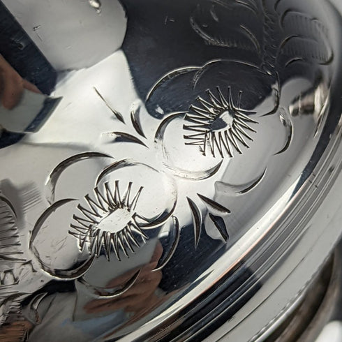 英国ヴィンテージ シルバープレート 調味料入れ ペア